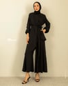 Tunik Pantolon Siyah Krep Takım