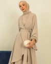 Tunik Pantolon Taş Krep Takım