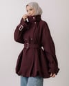 Tuya Oversize Bordo Ceket