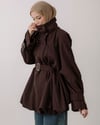 Tuya Oversize Kahve Ceket