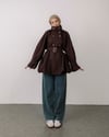 Tuya Oversize Kahve Ceket