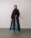 Yırtmaçlı Mürdüm Uzun Tunik