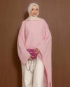 Zekra Asimetrik Pembe Bluz