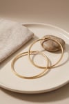 316L Çelik Gold Renk 56 mm Halka Küpe