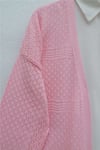 Ajurlu Dalga Desenli Triko Hırka  -Pembe-Hırka-109-9796-R20