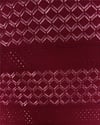Elbise-Ajurlu Desenli Triko Elbise -Bordo-109-9763-R04