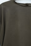 Asimetrik Kesim Beli Bağcıklı Oversize Modal Tunik -Kamuflaj-Tunik-120-1656-R39