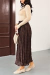 Astarlı Gipeli Modal Etek -K. Kahve-Etek-307-0084-R54