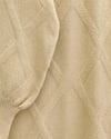 Baklava Desenli Yumoş Triko Tunik -Açık Vizon-Tunik-295-4516-R51