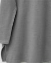 Balıkçı Yaka Yırtmaçlı Kaşkorse Tunik  -Gri-Tunik-253-13108-R11