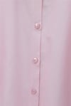 Balon Kol Düğmeli Kısa Poplin Gömlek -Pembe-Gömlek-432-24135-R20
