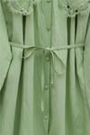 Bebe Yaka Fistolu Beli Bağcıklı Modal Tunik  -Çağla Y.-Tunik-398-11008-R70