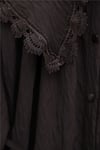 Bebe Yaka Fistolu Beli Bağcıklı Modal Tunik  -Mürdüm-Tunik-398-11008-R09
