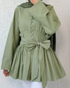 Beli Bağcıklı Boydan Taş Düğmeli Tunik -Çağla Y.-Tunik-307-2343-R70