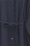 Beli Bağcıklı Düğmeli Oversize Modal Tunik -Laci-Gömlek-398-11007-R03