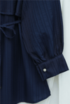 Beli Bağlamalı Bolero Detaylı Taşlı Düğmeli Gömlek  -Laci-Gömlek-398-1057-R03