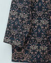 Beli Bağlamalı Cepli Desenli Kapitone Kimono -Laci-Ceket-408-6000-R03