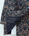 Beli Bağlamalı Cepli Desenli Kapitone Kimono -Laci-Ceket-408-6000-R03