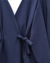 Beli Çift Bağlamalı Scuba Kimono Takım  -Laci-Takım-349-7085-R03