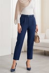 Beli Kemerli Çift Cepli Pantolon  -Laci-Pantolon-138-6725-R03