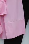 Beli Korsajlı Gizli Patlı Kuşaklı Poplin Tunik -Pembe-Tunik-111-22042-R20