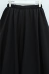 Beli Lastikli Astarlı Poplin Balon Etek -Siyah-Etek-430-5047-R01