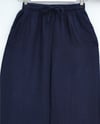 Beli Lastikli Bağcıklı Bol Paça Müslin Pantolon  -Laci-Pantolon-430-4010-R03