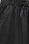 Beli Lastikli Cepli Bol Paça Kot Pantolon        -Antrasit-Pantolon-136-0840-R64