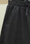 Beli Lastikli Cepli Bol Paça Kot Pantolon        -Antrasit-Pantolon-136-0840-R64