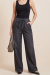 Beli Lastikli Cepli Bol Paça Kot Pantolon        -Antrasit-Pantolon-136-0840-R64