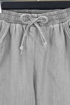 Beli Lastikli Cepli Bol Paça Kot Pantolon         -Gri-Pantolon-136-0840-R11