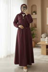 Beli Lastikli Etekli Bonding Takım  -Bordo-Takım-186-4459-R04