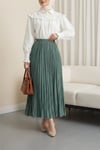 Beli Lastikli Kraş Etek -Çağla Y.-Etek-346-5004-R70