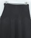 Beli Lastikli Pliseli Triko Etek -Antrasit-Etek-307-4001-R64