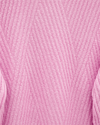 Bisiklet Yaka Baklava Desen Triko Kazak          -Pembe-Kazak-109-0023-R20