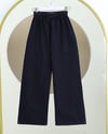 Bol Paça Beli Lastikli Bağcık Detaylı Kot Pantolon     -K.Laci-Kot Pantolon-136-10012-R62