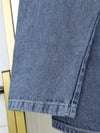 Bol Paça Pantolonlu Önü Bağlamalı Kot Kimono Takım -Buz Mavi-Takım-414-5520-R37