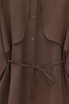 Bolero Detaylı Bağcıklı Poplin Tunik -Kahve-Tunik-120-1638-R15