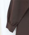 Broş Detaylı Gizli Düğmeli Poplin Gömlek -Kahve-Gömlek-398-11001-R15