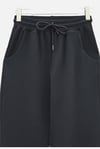 Cepli Beli Bağcıklı Zra Krep Pantolon  -Siyah-Pantolon-408-2393-R01