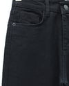 Cepli İspanyol Paça Likralı Fermuarlı Kot Pantolon -Siyah-Pantolon-136-3008-R01