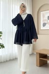 Çift Bağlamalı İçi Astarlı Modal Kimono -Laci-Kimono&Kaftan-307-2389-R03