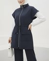 Çift Cepli Fermuarlı Lastik Detaylı Kısakollu Scuba Takım -Laci-Takım-349-7091-R03