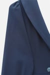 Çİft Düğmeli Cepli Beli Lastikli Pantolonlu İkili Krep Takım -Laci-Takım-386-6223-R03