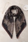 Çıtır Desen Coton Eşarp -Bordo