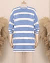 تونيك تريكو شتوي مخطط - بيبي بلو-Triko Tunik-109-9509-R32