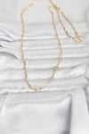 CM 14K Gold Renk Burgu Yassı Model 60 cm Kadın Kolye