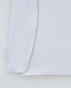 Dik Yaka Uzun Kol İçlik Bluz -Beyaz-Bluz-253-13122-R02