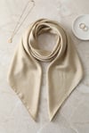 Düz Rayon Eşarp -Açık Vizon