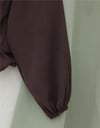 Eteği Bağlamalı Beli Ve Kolu Lastikli Düğmeli Modal Gömlek -Kahve-Gömlek-120-1706-R15